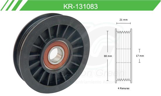 Imagen de Poleas de Accesorios y Distribución KR-131083