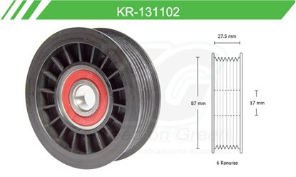 Imagen de Poleas de Accesorios y Distribución KR-131102