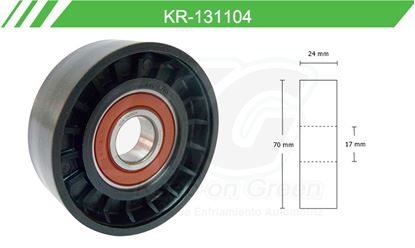 Imagen de Poleas de Accesorios y Distribución KR-131104