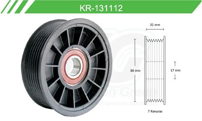 Imagen de Poleas de Accesorios y Distribución KR-131112