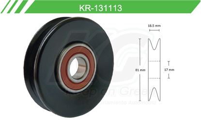 Imagen de Poleas de Accesorios y Distribución KR-131113