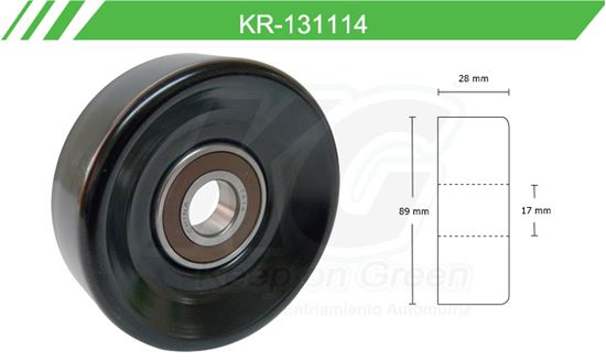 Imagen de Poleas de Accesorios y Distribución KR-131114