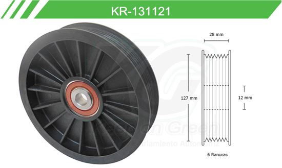 Imagen de Poleas de Accesorios y Distribución KR-131121