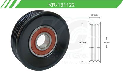 Imagen de Poleas de Accesorios y Distribución KR-131122