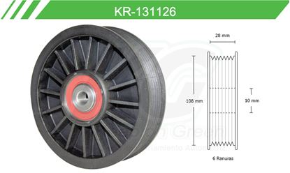 Imagen de Poleas de Accesorios y Distribución KR-131126