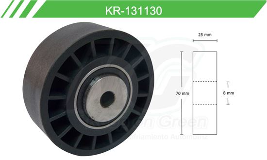 Imagen de Poleas de Accesorios y Distribución KR-131130